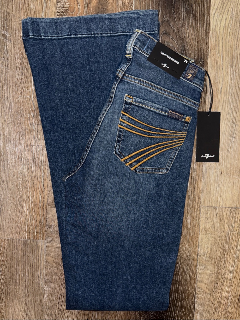 NWT 7 For All Mankind Tailorless Dojo Jeans 7FAMK